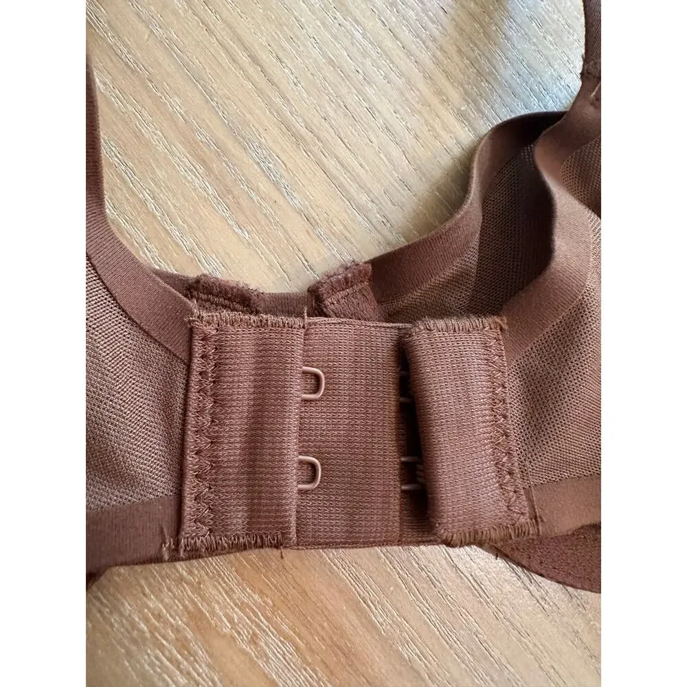 Smoothez by Aerie NEW Balconette Bra Mesh Brown Wired 34B